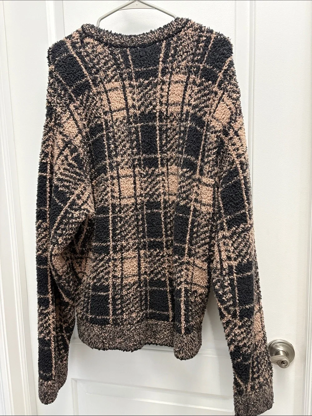 SKIMS plaid plush